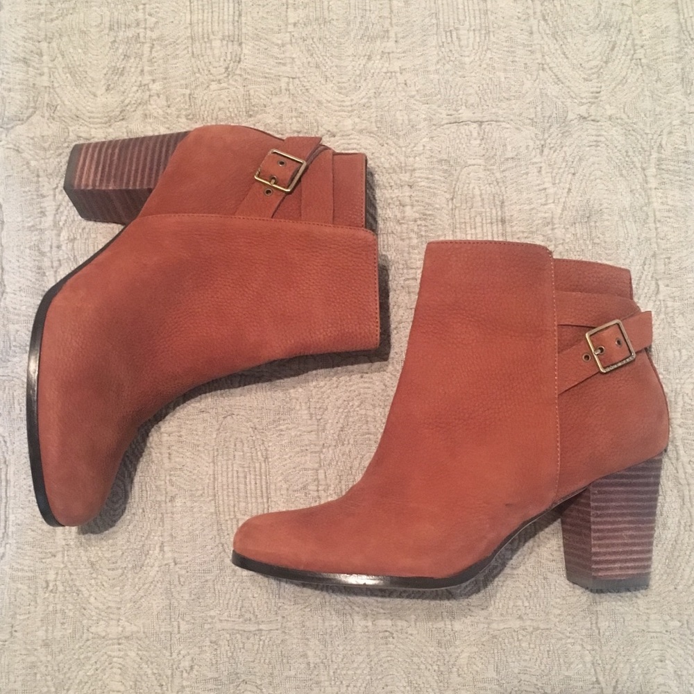 WORN ONCE Cole Haan Nubuck Leather Bootie